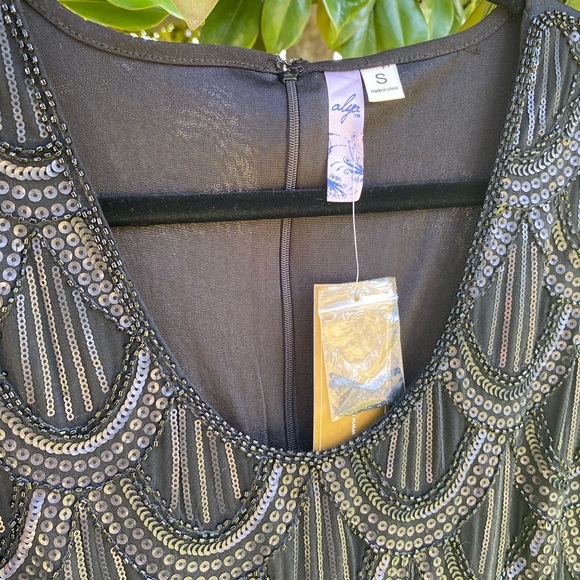 Francesca’s Black Sequin Romper - Picture 11 of 17